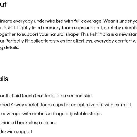 Calvin Klein Women's Perfectly Fit Modern T-Shirt Underwire Bra - Beige - 34C - Picture 9 of 9